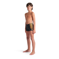 ARENA - KIKKO V SWIM SHORT GRAPHIC CHLAPECKÉ NOHAVIČKOVÉ PLAVKY ČERNÉ