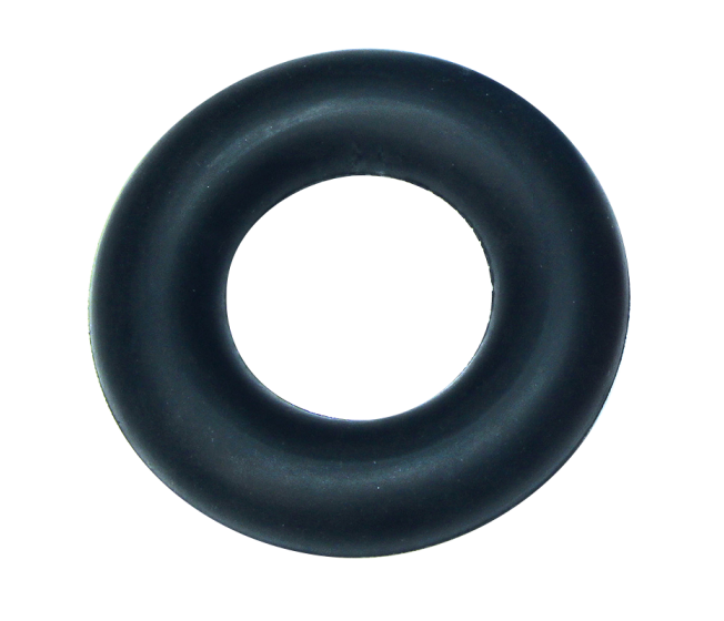 YATE - Posilovací kroužek tuhý černý