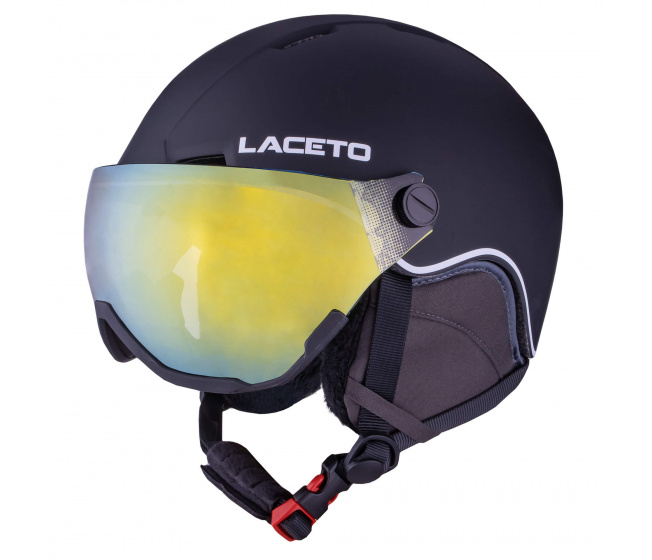 LACETO - NERO Lyžařská helma