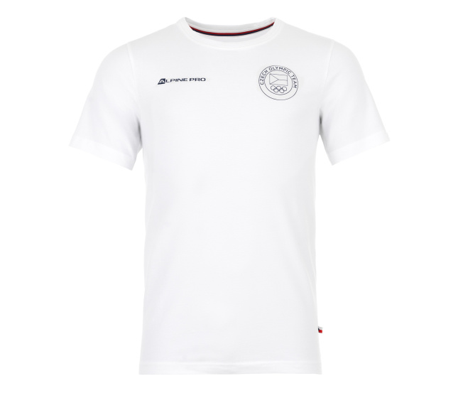 ALPINE PRO - MORELON Pánské bavlněné triko z olympijské kolekce
