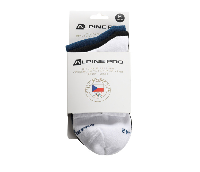 ALPINE PRO - DERPE Ponožky s COOLMAX z olympijské kolekce-3 páry