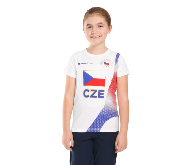 ALPINE PRO - REPOSO Dětské triko z olympijské kolekce Francie 2024