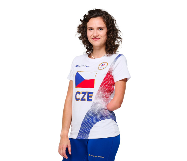 ALPINE PRO - REPOSA Dámské triko z olympijské kolekce Francie 2024