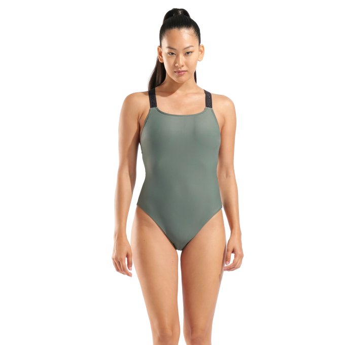 ARENA - ELASTIC SOLID SWIMSUIT DÁMSKÉ JEDNODÍLNÉ PLAVKY ZELENÉ
