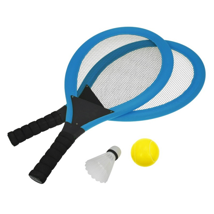 RULYT - PLÁŽOVÝ SET NA TENIS A BADMINTON MODRÁ