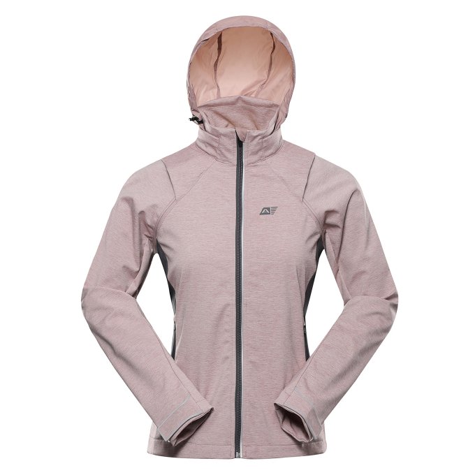 ALPINE PRO - SPERTA 2 DÁMSKÁ SOFTSHELLOVÁ BUNDA-VESTA S MEMBRÁNOU 2v1