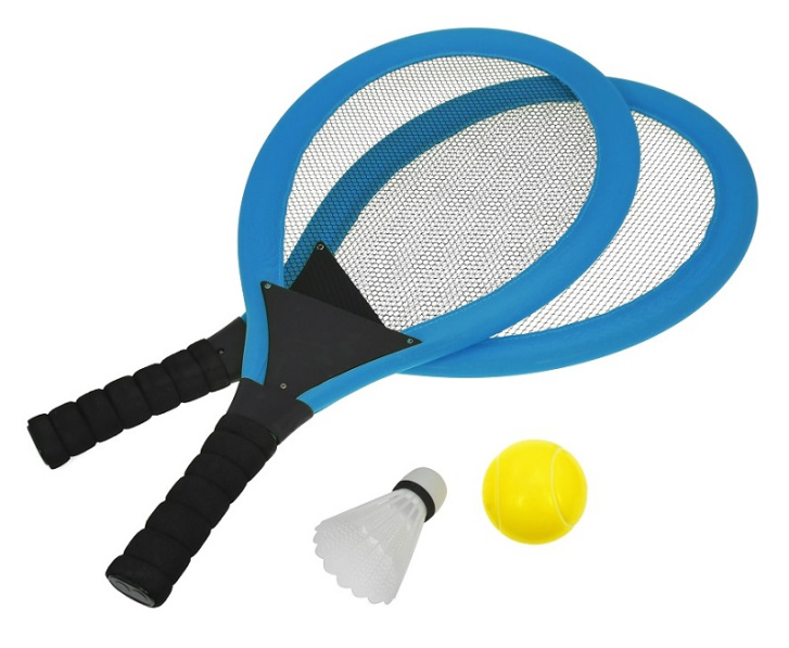RULYT - PLÁŽOVÝ SET NA TENIS A BADMINTON MODRÁ