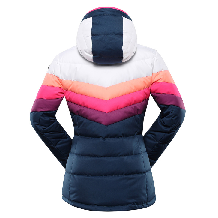ALPINE PRO - FEEDRA DÁMSKÁ PÉŘOVÁ LYŽAŘSKÁ BUNDA S MEMBRÁNOU PTX