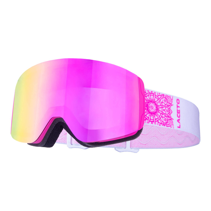 LACETO - SNOWDRIFT JUNIOR DĚTSKÉ LYŽAŘSKÉ BRÝLE RŮŽOVÉ