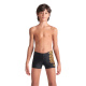 ARENA - KIKKO V SWIM SHORT GRAPHIC CHLAPECKÉ NOHAVIČKOVÉ PLAVKY ČERNÉ